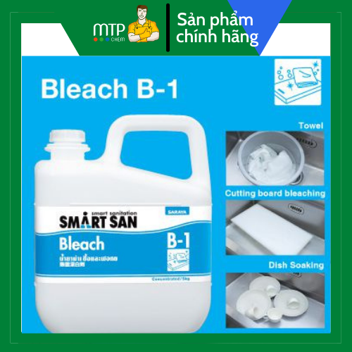 Dung dịch tẩy trắng và sát khuẩn Sodium Hypochlorite Clean.Pro B1 gốc Chlorine